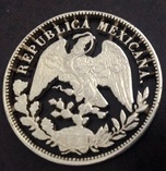 Mexican Silver Peso a Custom Cut Coin